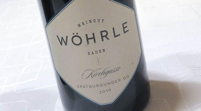 2019 Weingut Wöhrle, Lahrer Kirchgasse Spätburgunder GG, Baden, Tyskland