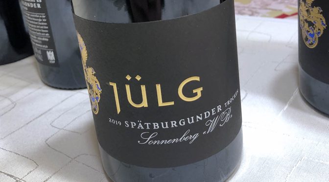 2019 Weingut Jülg, Schweigener Sonnenberg WB Spätburgunder, Pfalz, Tyskland
