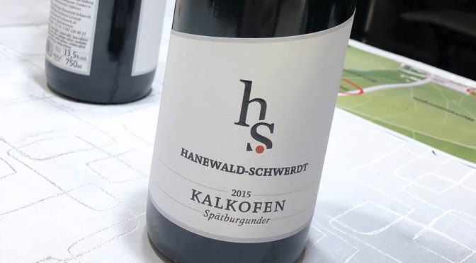 2015 Weingut Hanewald-Schwerdt, Leistadter Kalkofen Spätburgunder, Pfalz, Tyskland