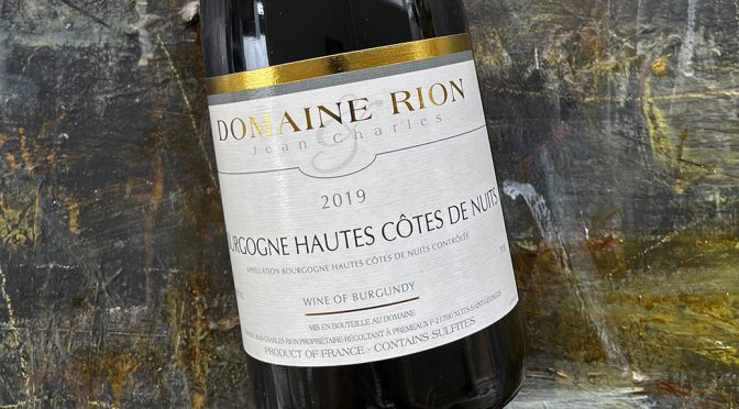 2019 Domaine Jean-Charles Rion, Bourgogne Hautes Côtes de Nuits, Bourgogne, Frankrig