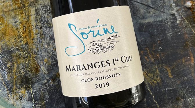 2019 Domaine Sorine, Maranges 1er Cru Clos Roussots, Bourgogne, Frankrig