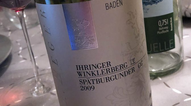 2009 Weingut Dr. Heger, Inhringen Winklerberg Spätburgunder GG, Baden, Tyskland