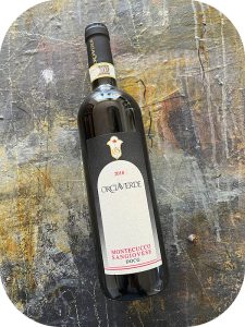 2018 Orciaverde, Montecucco Sangiovese, Toscana, Italien