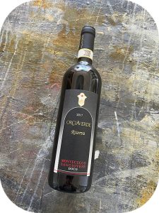 2017 Orciaverde, Montecucco Sangiovese Riserva, Toscana, Italien