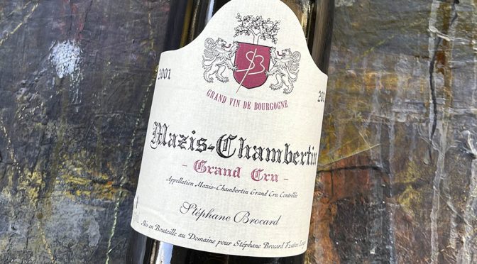 2001 Stéphane Brocard, Mazis-Chambertin Grand Cru, Bourgogne, Frankrig