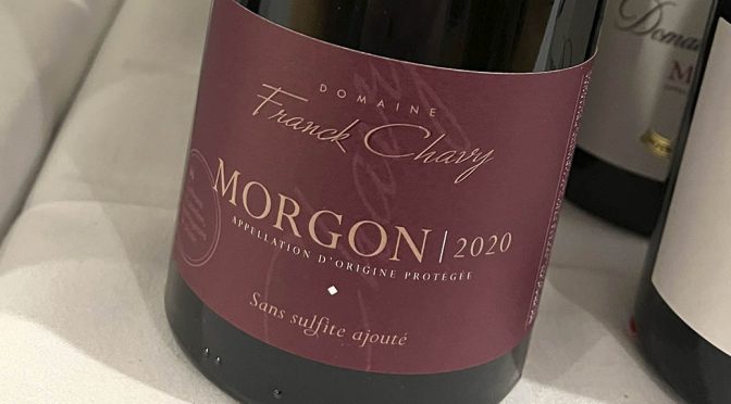 2020 Domaine Franck Chavy, Morgon Cuvée Sans Sulfite, Bourgogne, Frankrig