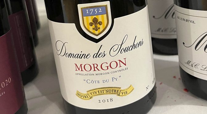 2018 Domaine des Souchons, Morgon Côte de Py, Bourgogne, Frankrig