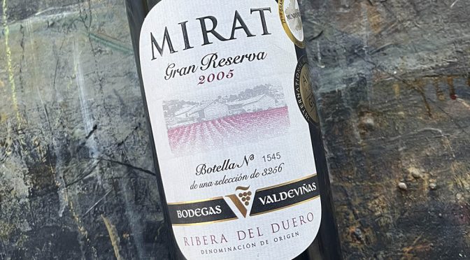 2005 Bodegas Valdeviñas, Mirat Gran Reserva, Ribera del Duero, Spanien