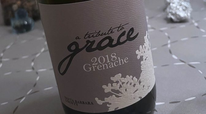 2018 A Tribute to Grace Wine Company, Grenache, Californien, USA
