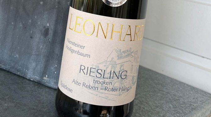 2020 Weingut Leonhard, Niersteiner Heiligenbaum Riesling Alte Reben Spätlese Trocken, Rheinhessen, Tyskland