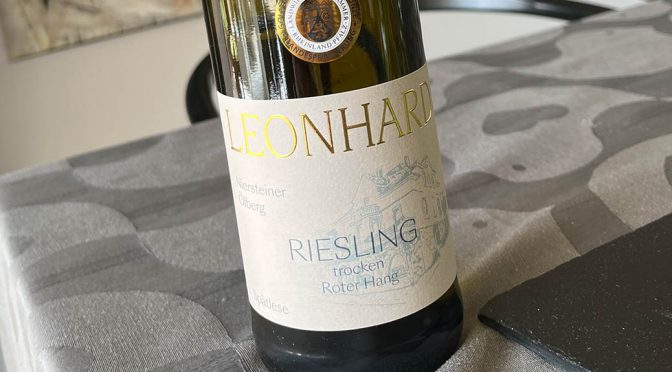 2020 Weingut Leonhard, Niersteiner Ölberg Riesling Spätlese Trocken, Rheinhessen, Tyskland