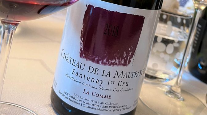 2018 Château de la Maltroye, Santenay 1er Cru La Comme, Bourgogne, Frankrig