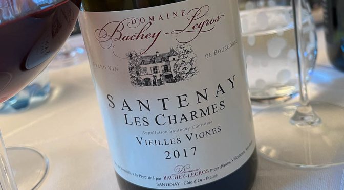 2017 Domaine Bachey-Legros, Santenay Les Charmes Vielles Vignes, Bourgogne, Frankrig