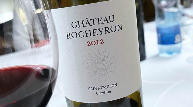 2012 Château Rocheyron, Saint-Émilion Grand Cru, Bordeaux, Frankrig