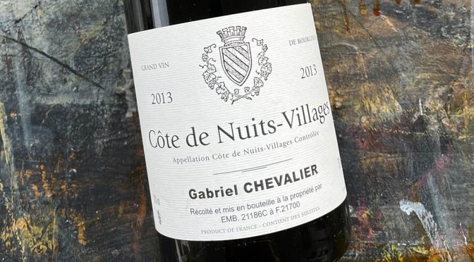 2013 Gabriel Chevalier, Côte de Nuits-Villages, Bourgogne, Frankrig