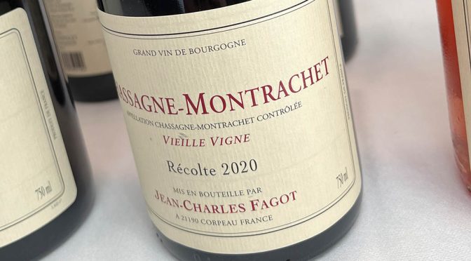 2020 Domaine Jean-Charles Fagot, Chassagne-Montrachet Vieille Vigne, Bourgogne, Frankrig