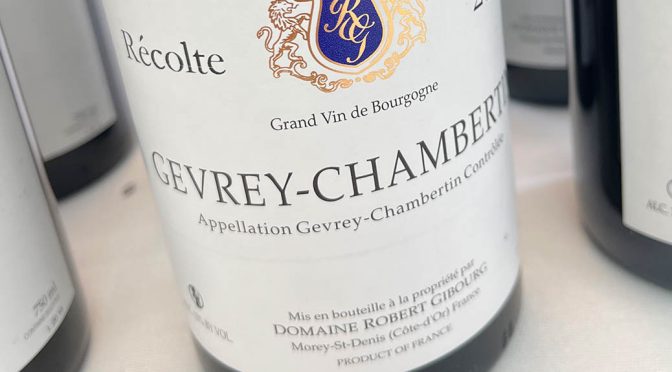 2018 Domaine Robert Gibourg, Gevrey-Chambertin, Bourgogne, Frankrig