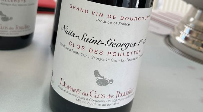 2017 Domaine du Clos des Poulettes, Nuits Saint Georges 1er Cru Clos des Poulettes, Bourgogne, Frankrig