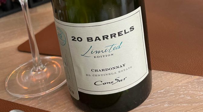 2018 Cono Sur Vineyards & Winery, 20 Barrels Chardonnay Limited Edition, Casablanca Valley, Chile