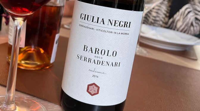 2016 Giulia Negri, Barolo Serradenari, Piemonte, Italien