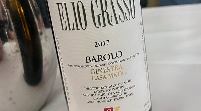 2017 Elio Grasso, Barolo Ginestra Casa Maté, Piemonte, Italien