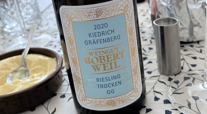 2020 Weingut Robert Weil, Kiedrich Gräfenberg Riesling GG, Rheingau, Tyskland