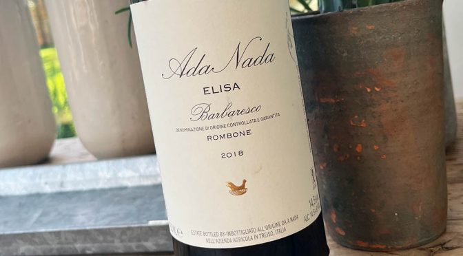 2018 Ada Nada, Barbaresco Elisa, Piemonte, Italien