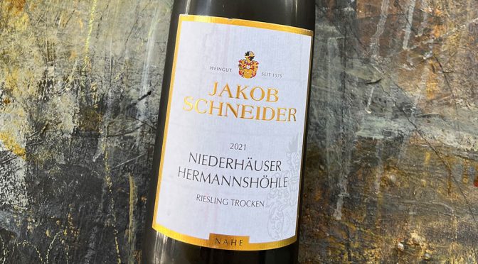 2021 Weingut Jakob Schneider, Niederhäuser Hermannshöhle Riesling Trocken, Nahe, Tyskland