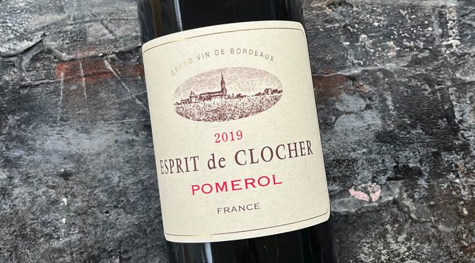 2019 Clos de Clocher, Esprit de Clocher Pomerol, Bordeaux, Frankrig