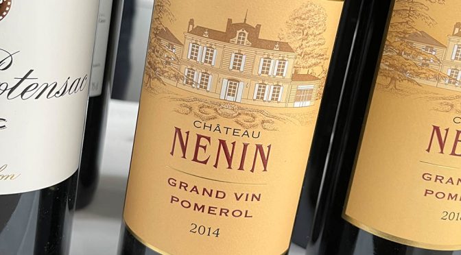 2014 Château Nénin, Pomerol, Bordeaux, Frankrig