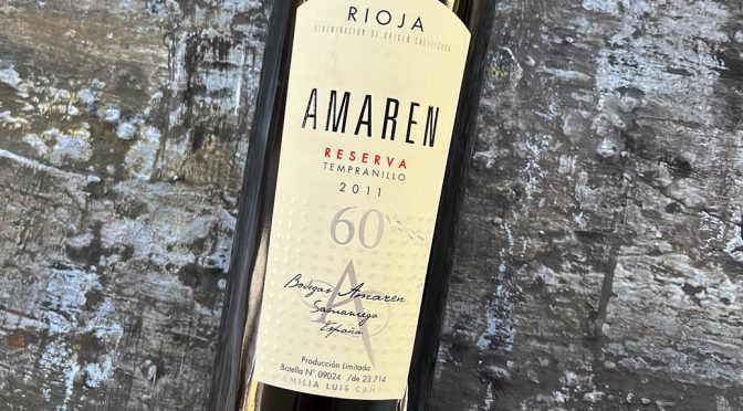 2011 Bodegas Amaren, Amaren Reserva 60, Rioja, Spanien