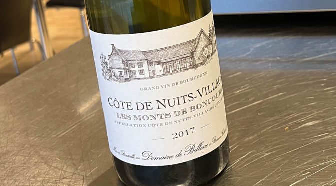 2017 Domaine de Bellene, Côte de Nuits Villages Les Monts de Boncourt Blanc, Bourgogne, Frankrig