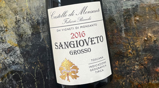 2016 Castello di Monsanto, Sangioveto Grosso Fabrizio Bianchi, Toscana, Italien