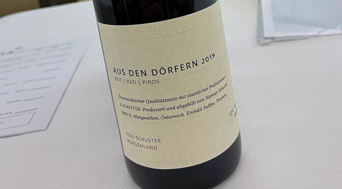 2019 Weingut Rosi Schuster, Aus den Dörfern Rot, Burgenland, Østrig