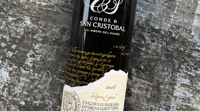 2018 Bodega Conde de San Cristóbal, Reserva Especial, Ribera del Duero, Spanien