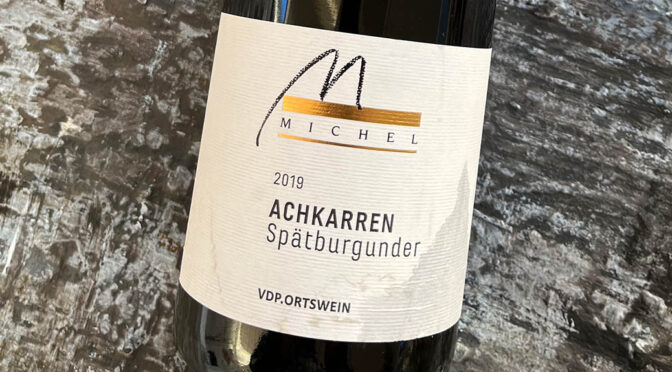 2019 Weingut Michel, Achkarren Spätburgunder, Baden, Tyskland