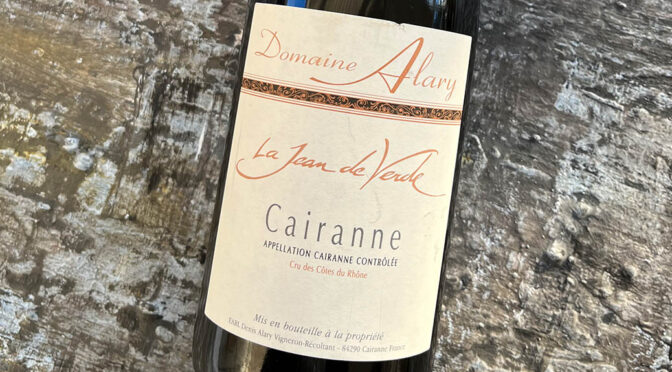 2019 Domaine Alary, Cairanne La Jean de Verde, Rhône, Frankrig