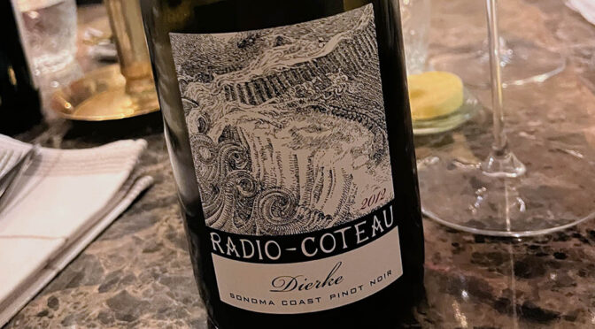 2012 Radio-Coteau, Dierke Sonoma Coast Pinot Noir, Californien, USA