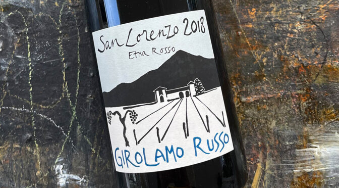 2018 Girolamo Russo, San Lorenzo Etna Rosso, Sicilien, Italien