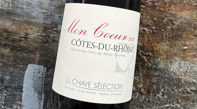 2020 Jean-Louis Chave Selection, Mon Coeur Côtes-du-Rhône, Rhône, Frankrig