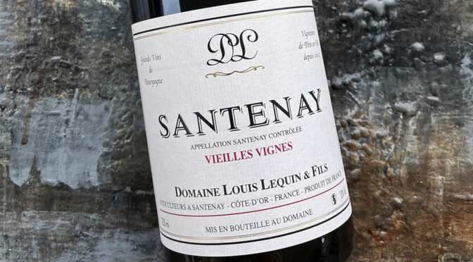 2014 Domaine Louis Lequin et Fils, Santenay Vieilles Vignes, Bourgogne, Frankrig