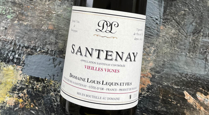 2013 Domaine Louis Lequin et Fils, Santenay Vieilles Vignes, Bourgogne, Frankrig