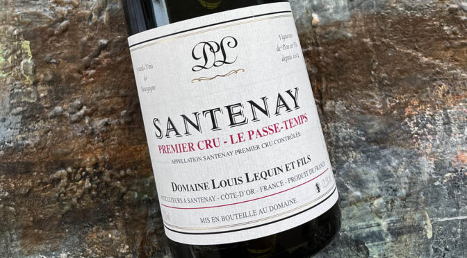 2013 Domaine Louis Lequin et Fils, Santenay 1er Cru Le Passe-Temps, Bourgogne, Frankrig