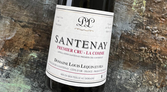 2013 Domaine Louis Lequin et Fils, Santenay Premier Cru La Comme, Bourgogne, Frankrig