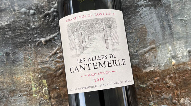 2016 Château Cantemerle, Les Allées de Cantemerle, Bordeaux, Frankrig