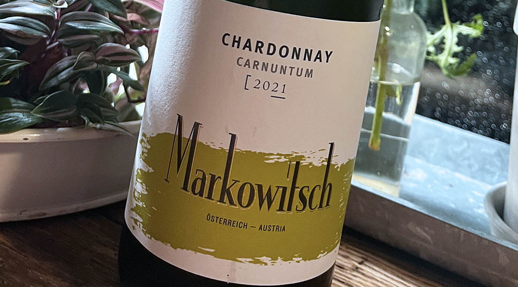 2021 Weingut Markowitsch, Chardonnay, Carnuntum, Østrig - Houlbergs Vinblog