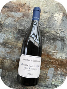 2020 Domaine Benoit Girardin, Santenay 1'er Cru Clos Rousseau, Bourgogne, Frankrig