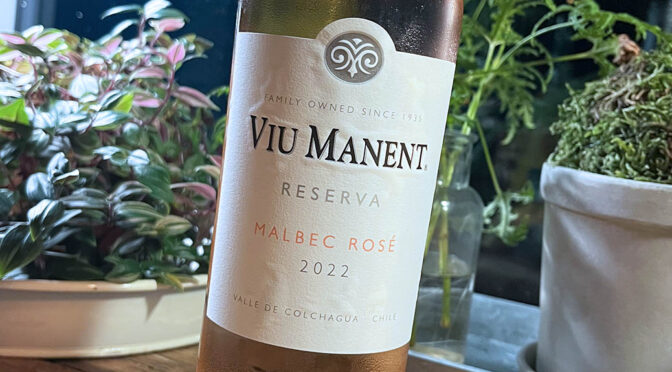 2022 Viu Manent, Estate Collection Malbec Rose Reserva, Colchagua, Chile