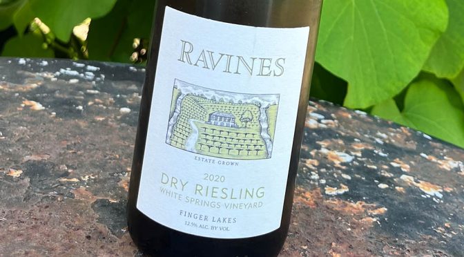 2020 Ravines Wine Cellars, White Springs Vineyard Dry Riesling, New York State, USA