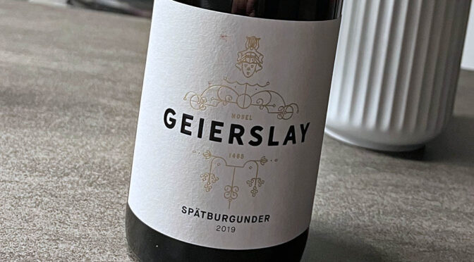 2019 Weingut Geierslay, Spätburgunder, Mosel, Tyskland